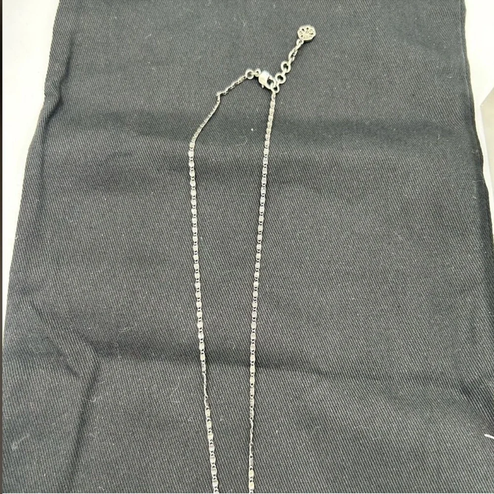 Women’s Alexander McQueen logo engraved pendant necklace made in Italy
